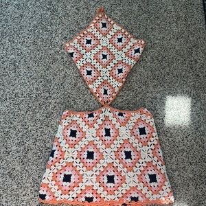 Crochet Mini Dress